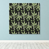 Tropical palm trees seamless pattern leinwanddruck (Insitu (Holzboden))