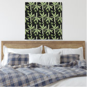 Tropical palm trees seamless pattern leinwanddruck (Insitu (Schlafzimmer))