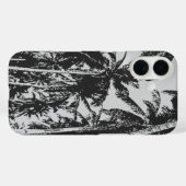 Tropical Palm Trees Silhouette Case-Mate iPhone Hülle (Rückseite (Horizontal))
