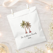 Tropical Palm Trees Summer Swim Pool Party Geschenktütchen (Ausgeschnitten)