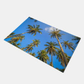 Tropical Palm Trees und Blue Sky Fun Sommerlich Fußmatte (Schrägansicht)