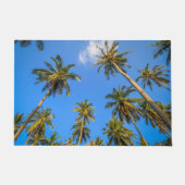 Tropical Palm Trees und Blue Sky Fun Sommerlich Fußmatte (Vorderseite)