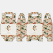 Tropical Palm Trees Watercolor Pastel Boho Hochzei Geschenkschachtel (Ungeklappt)