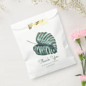 Tropical Palm Vielen Dank Monstera Wedding Geschenktütchen (Versiegelt)