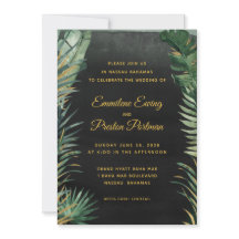 Tropical Palm Wedding