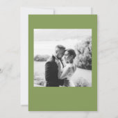 Tropical Palm Wedding Save the Date Card Einladung (Rückseite)