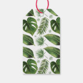 Tropical Palm Welcome Gastgeschenk Wedding Gift Ta Geschenkanhänger (Rückseite)