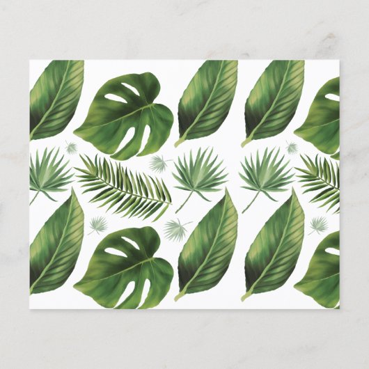 Tropical Palm wünscht bald Mrs. Duwer Card Flyer (Hinten)