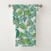 Tropical Palms Badetücher persönlich ausstatten Badhandtuch Set (Insitu)