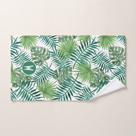 Tropical Palms Badetücher persönlich ausstatten Badhandtuch Set (Handtuch)