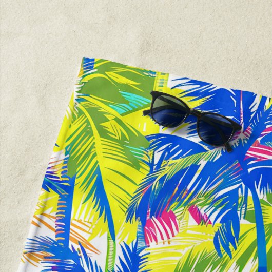 Tropical Palms Beach Handtuch (Beispiel)