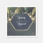 Tropical Palms Beach Serviette (Vorderseite)