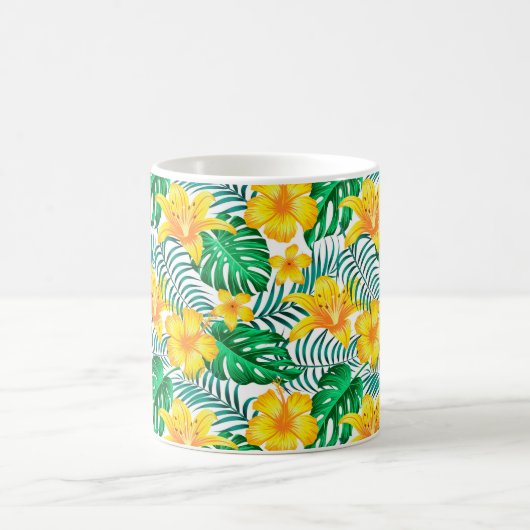 Tropical Palms Coffee Tasse (Mittel)