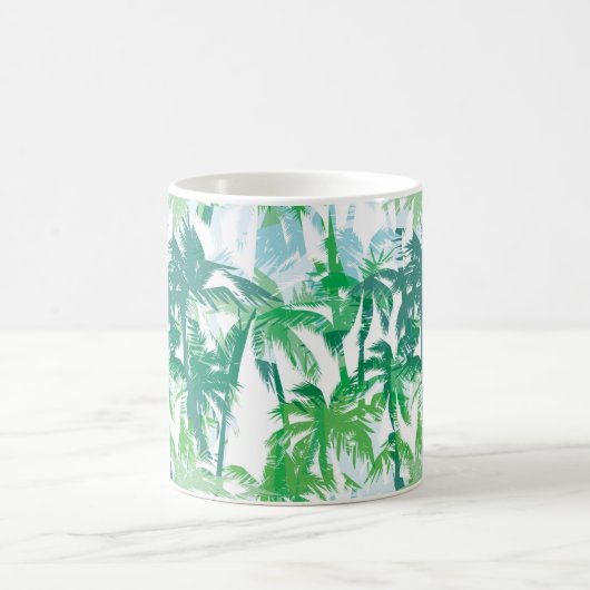 Tropical Palms Coffee Tasse (Mittel)