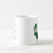 Tropical Palms Gold Circle Trauzeugin Kaffeetasse (Mittel)