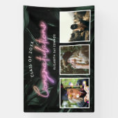 Tropical Palms Neon Lights | ABSCHLUSS 3 FOTO Banner (Vertikal)