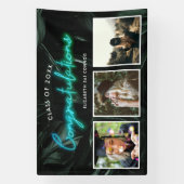 Tropical Palms Neon Lights | ABSCHLUSS 3 FOTO Banner (Vertikal)