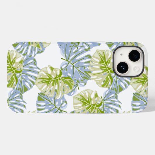 Tropical Palms Print iPhone 14 Fall Case-Mate iPhone Hülle (Rückseite (Horizontal))