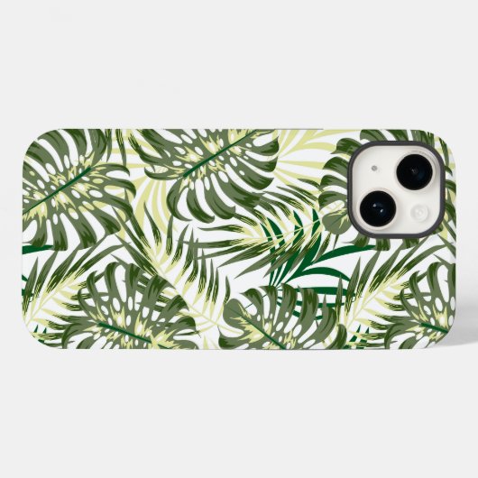 Tropical Palms Print iPhone 14 Fall Case-Mate iPhone Hülle (Rückseite (Horizontal))