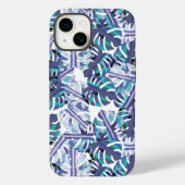 Tropical Palms Print iPhone 14 Fall Case-Mate iPhone Hülle (Rückseite)