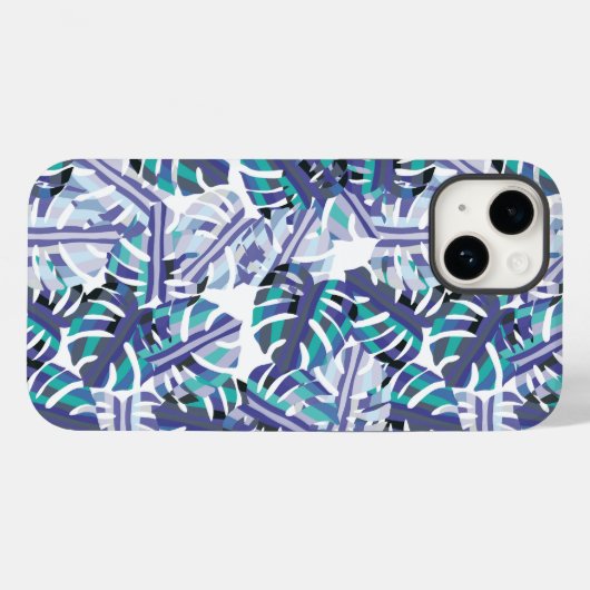 Tropical Palms Print iPhone 14 Fall Case-Mate iPhone Hülle (Rückseite (Horizontal))