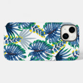 Tropical Palms Print iPhone 14 Fall Case-Mate iPhone Hülle (Rückseite (Horizontal))