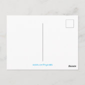 Tropical Palms San Blas Panama Sandy Beach Island Postkarte (Rückseite)