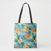Tropical Palms Tote Bag Tasche (Vorderseite)