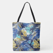 Tropical Palms Tote Bag Tasche (Rückseite)