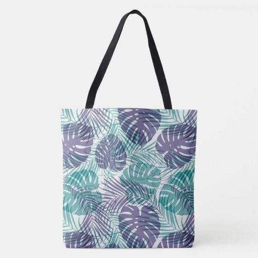 Tropical Palms Tote Bag Tasche (Vorderseite)
