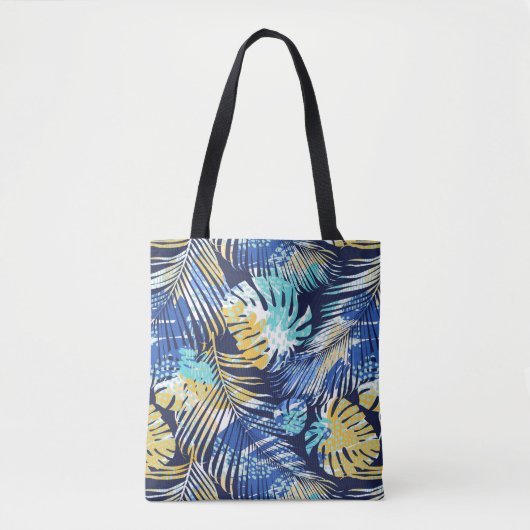 Tropical Palms Tote Bag Tasche (Vorderseite)