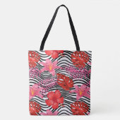 Tropical Palms Tote Bag Tasche (Vorderseite)