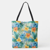Tropical Palms Tote Bag Tasche (Rückseite)