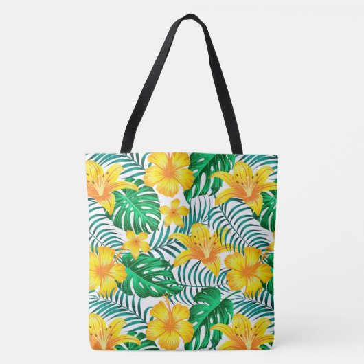 Tropical Palms Tote Bag Tasche (Vorderseite)