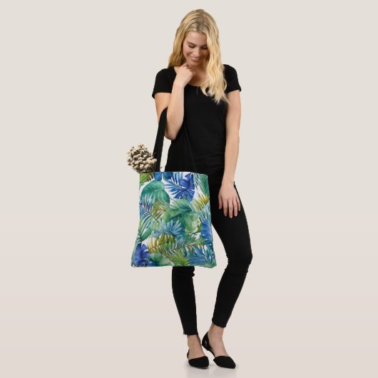 Tropical Palms Tote Bag Tasche (Am Model)