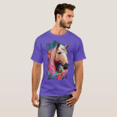Tropical Palomino Horse Tshirt (Vorne ganz)