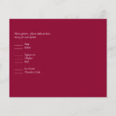 Tropical Pampas Grass Navy Berry Wedding (Rückseite)