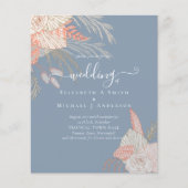 Tropical Pampas Grass Terracotta Wedding (Vorderseite)