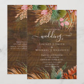Tropical Pampas Grass Terracotta Wedding (Vorne/Hinten)