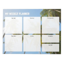Tropical Pams - Wochenplaner für aktive Menschen,
