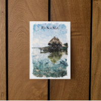 Tropical Panama Bocas del Toro Vintage Travel