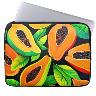 Tropical Papaya Paradise Laptopschutzhülle