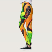 Tropical Papaya Paradise Leggings (Links)
