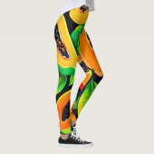 Tropical Papaya Paradise Leggings (Rechts)