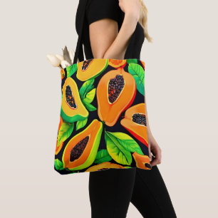 Tropical Papaya Paradise Tasche