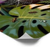 Tropical Paradise: A Vibrant Island Retreat Poster (Ecke)