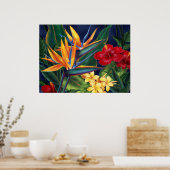 Tropical Paradise Art Poster (Küche)