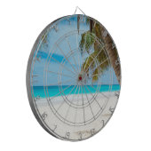 Tropical Paradise Beach Dartscheibe (Vorderseite Links)