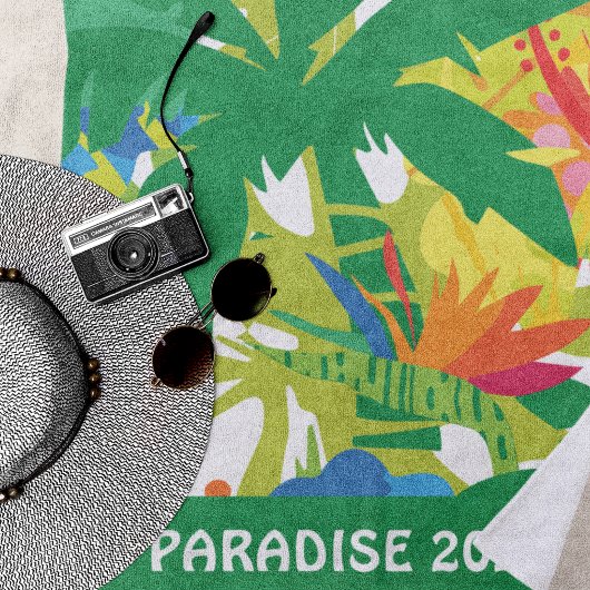 Tropical Paradise Beach Handtuch