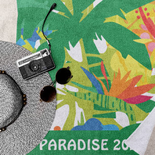 Tropical Paradise Beach Handtuch